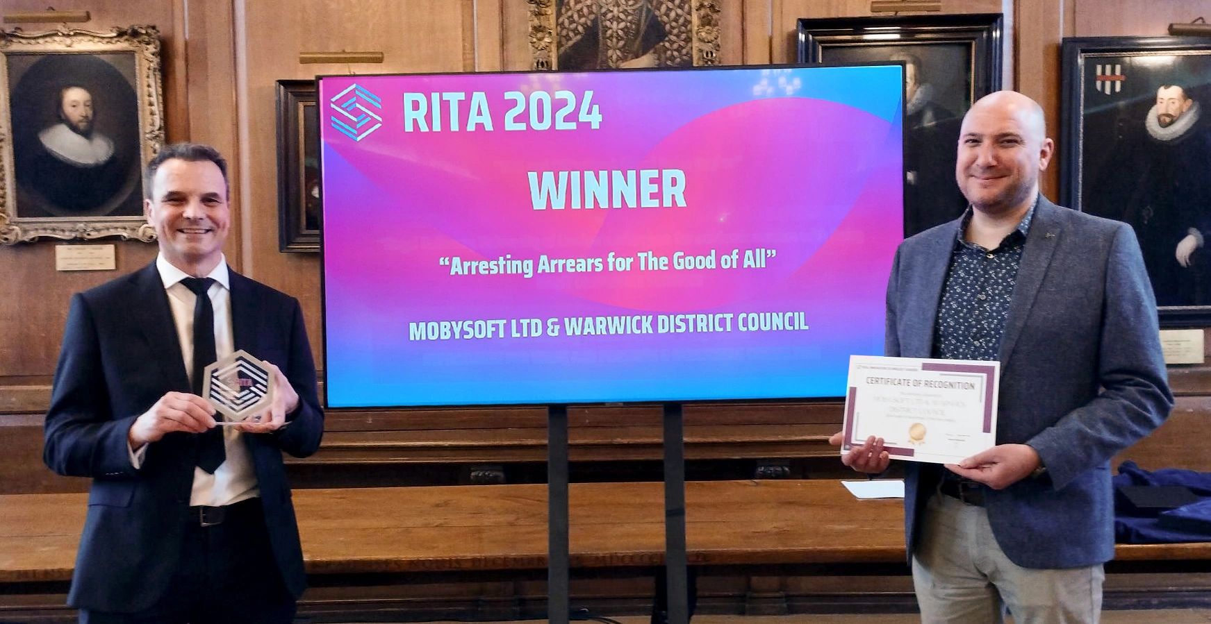 Mobysoft Scoops 'AI Project of The Year' Prize at the RITA2024 Awards